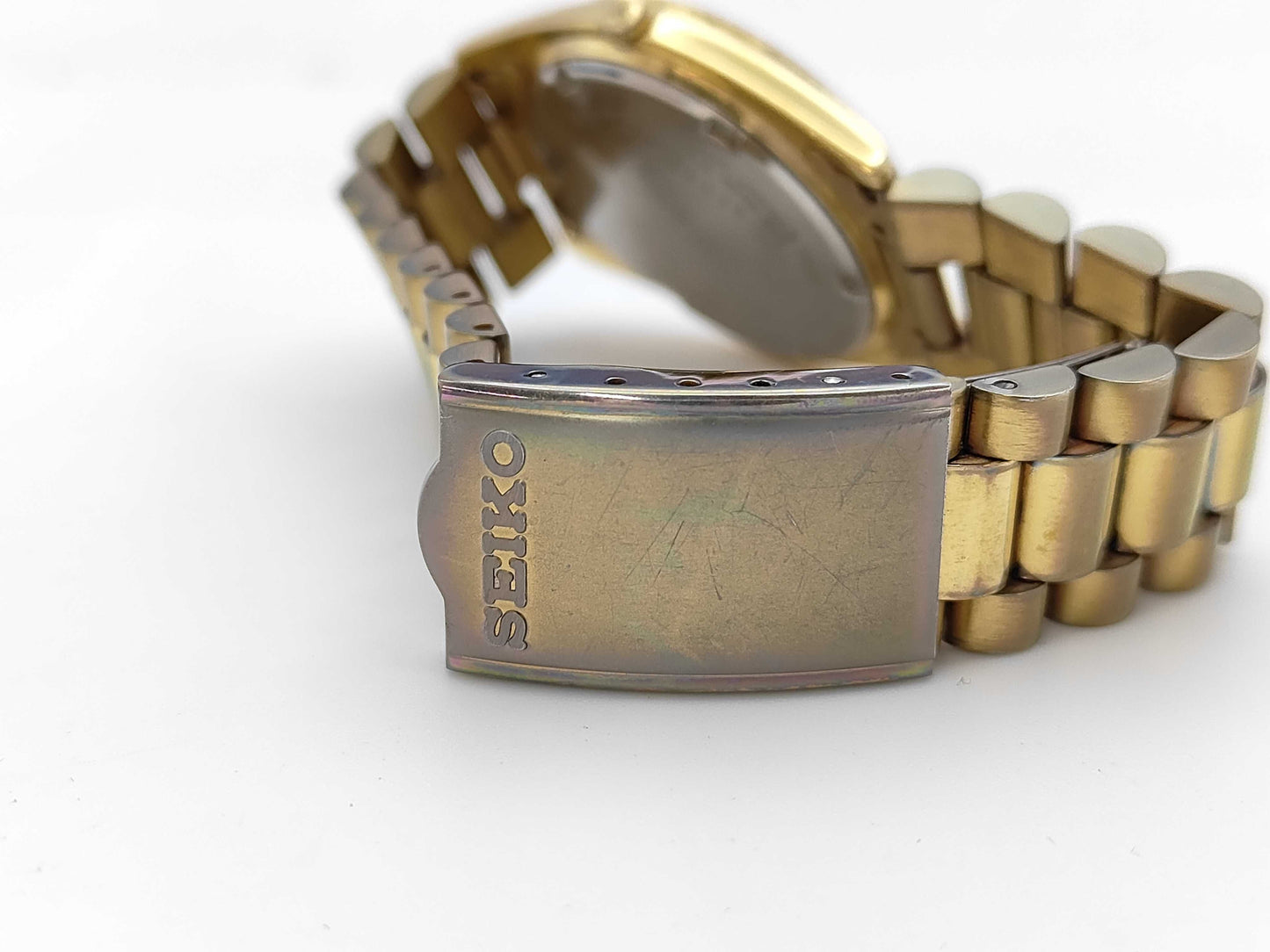 SEIKO 7N43-8110 311393 Quartz Gold Dial Men's Watch