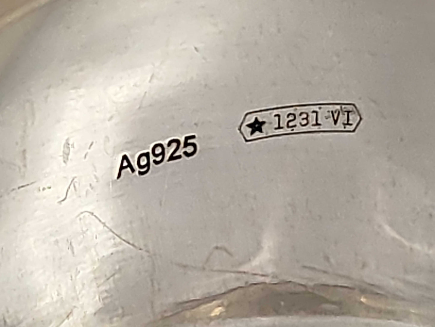 GUCCI Garden Cat Malachite 925 Ring 17.0g