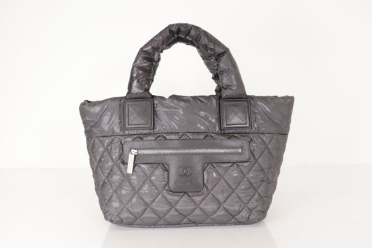 CHANEL Coco Cocoon Tote Bag Gray 14 Series Tote Bag