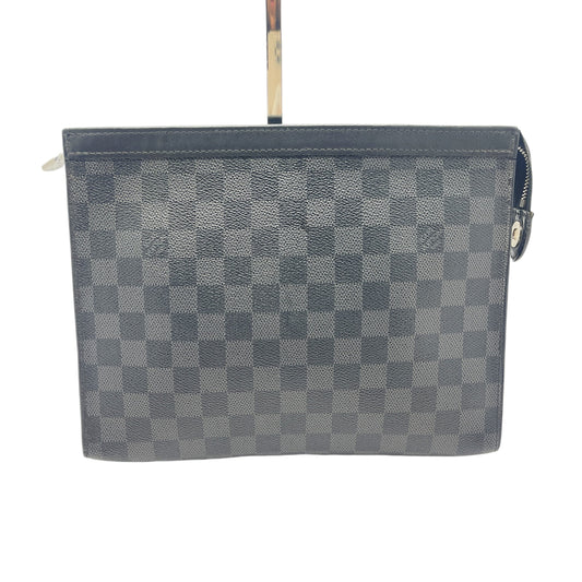 LOUIS VUITTON Damier Graphite Clutch Bag