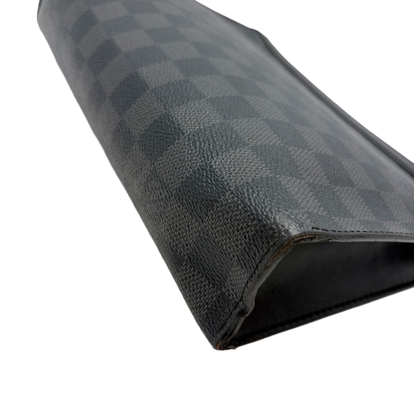 LOUIS VUITTON Damier Graphite Pochette Voyage Lunch Bag Clutch Bag