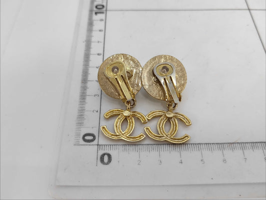 CHANEL Faux Pearl Earrings