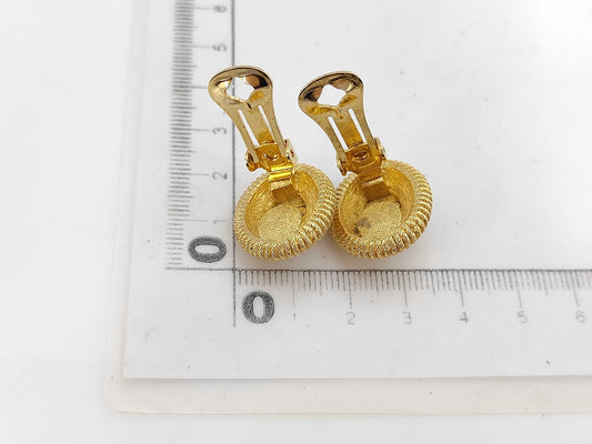 Burberrys Plated Rhinestone Earrings