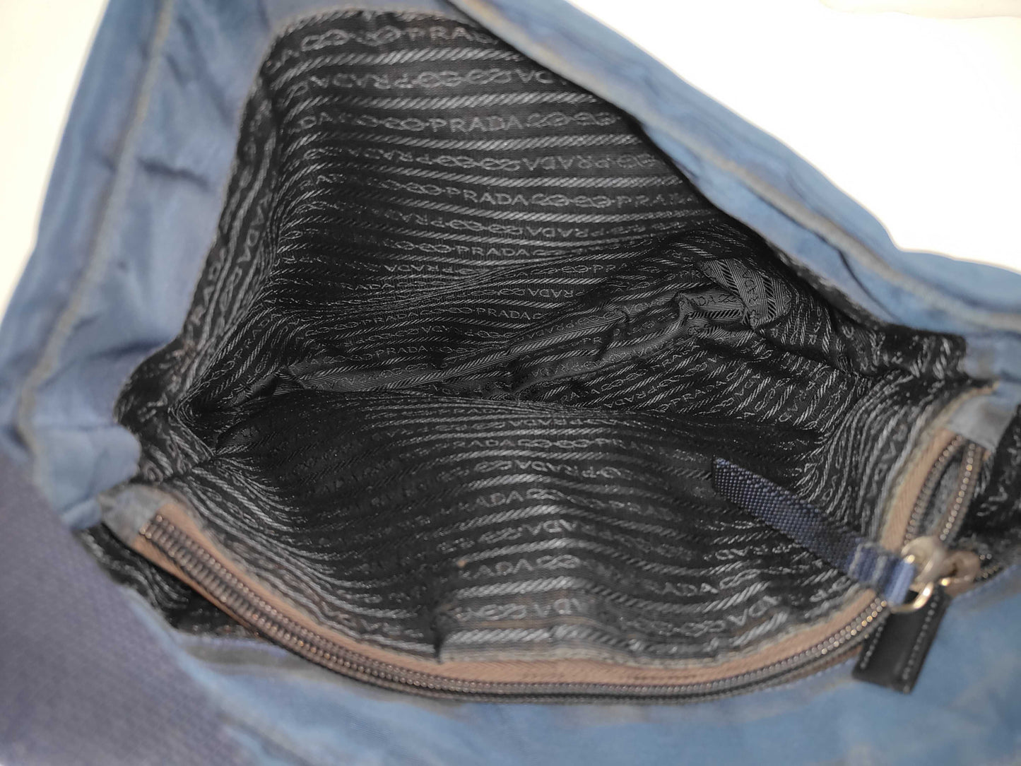 PRADA Prada blue shoulder bag