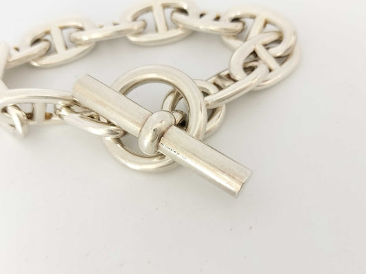 HERMES Chaine d'Ancre TGM Bracelet 107.5g Bracelet/Bangle