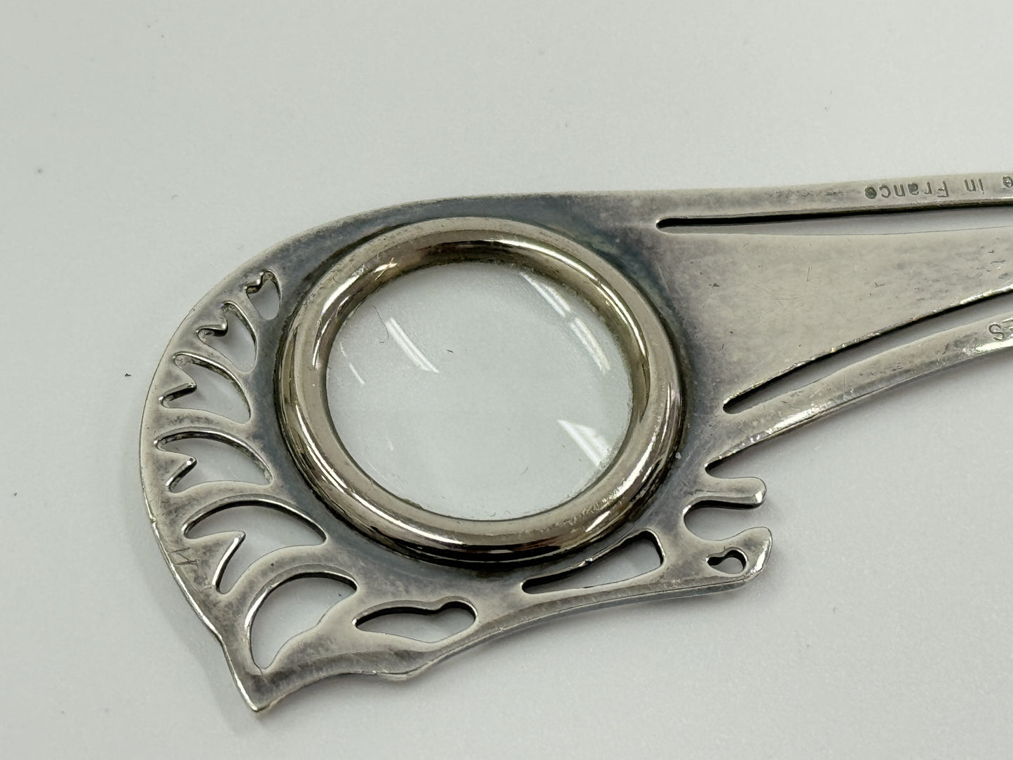 HERMES HERMES Hermes Magnifying Glass Bookmark Cheval Silver Hardware Other Accessories Other Accessories