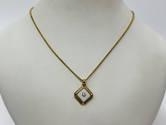 Dior CD Gold Necklace