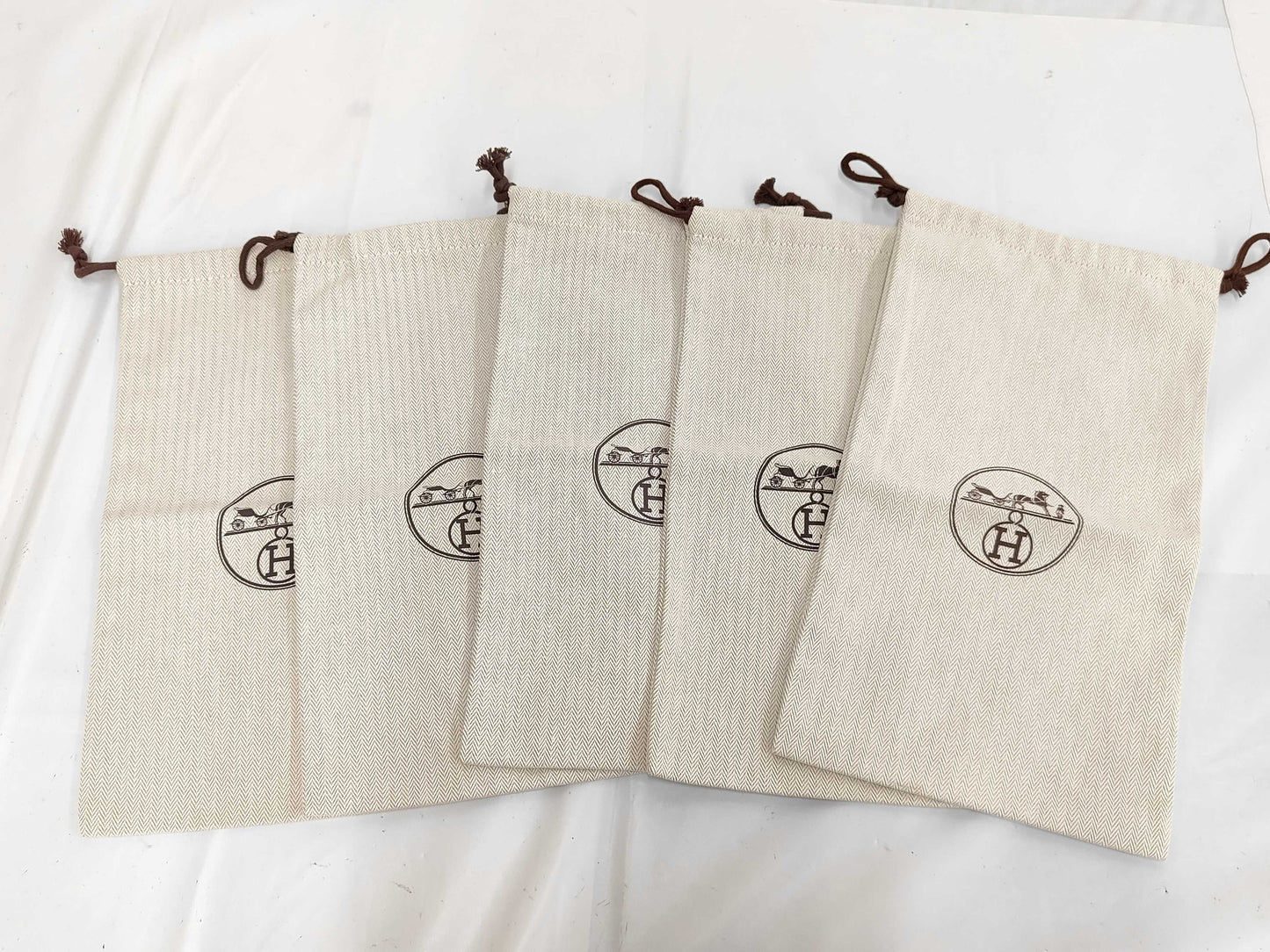 HERMES Herringbone Dust Bags Other Accessories