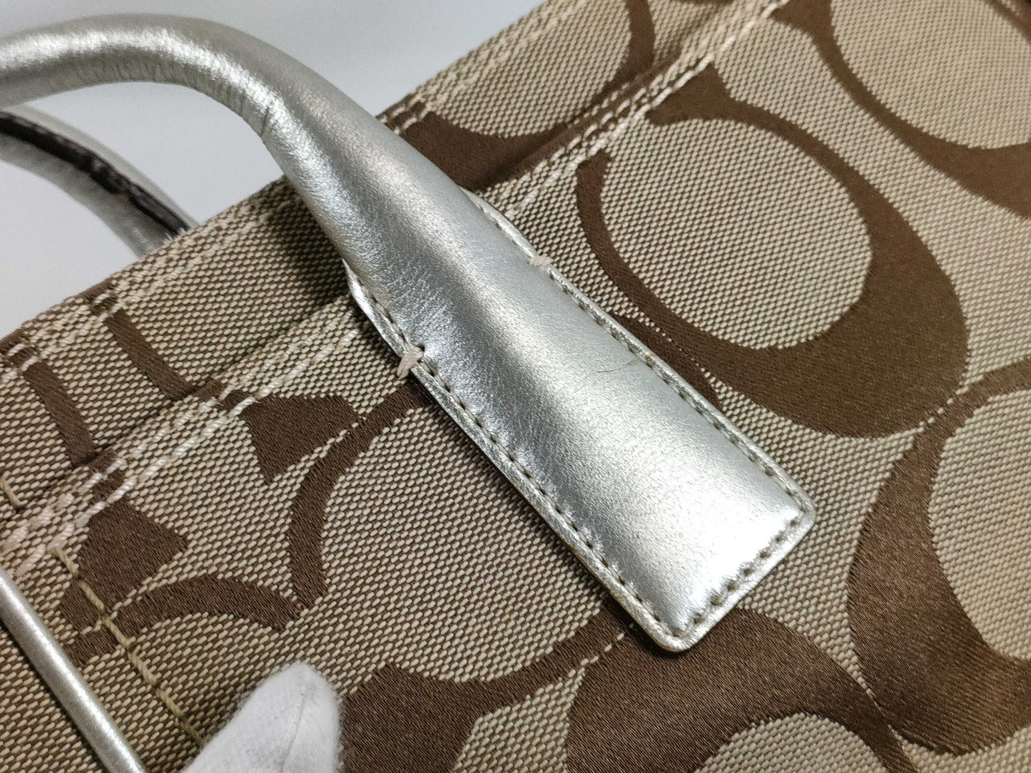 COACH Signature Coach Handbag