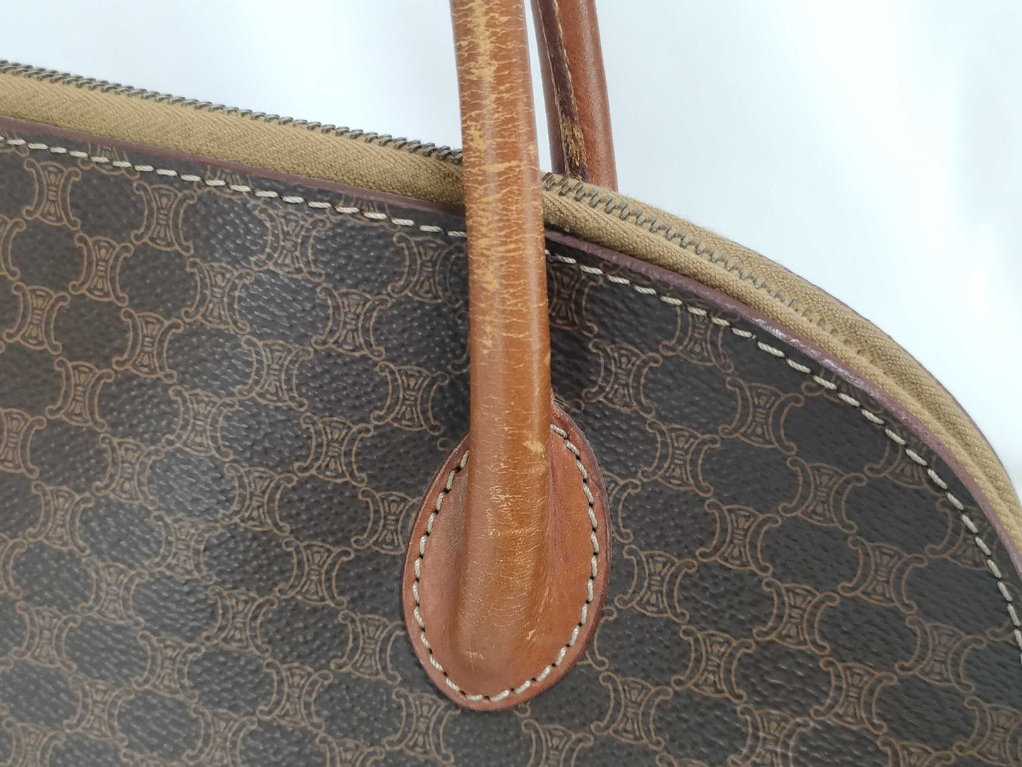 CELINE Macadam 2-Way Shoulder Bag