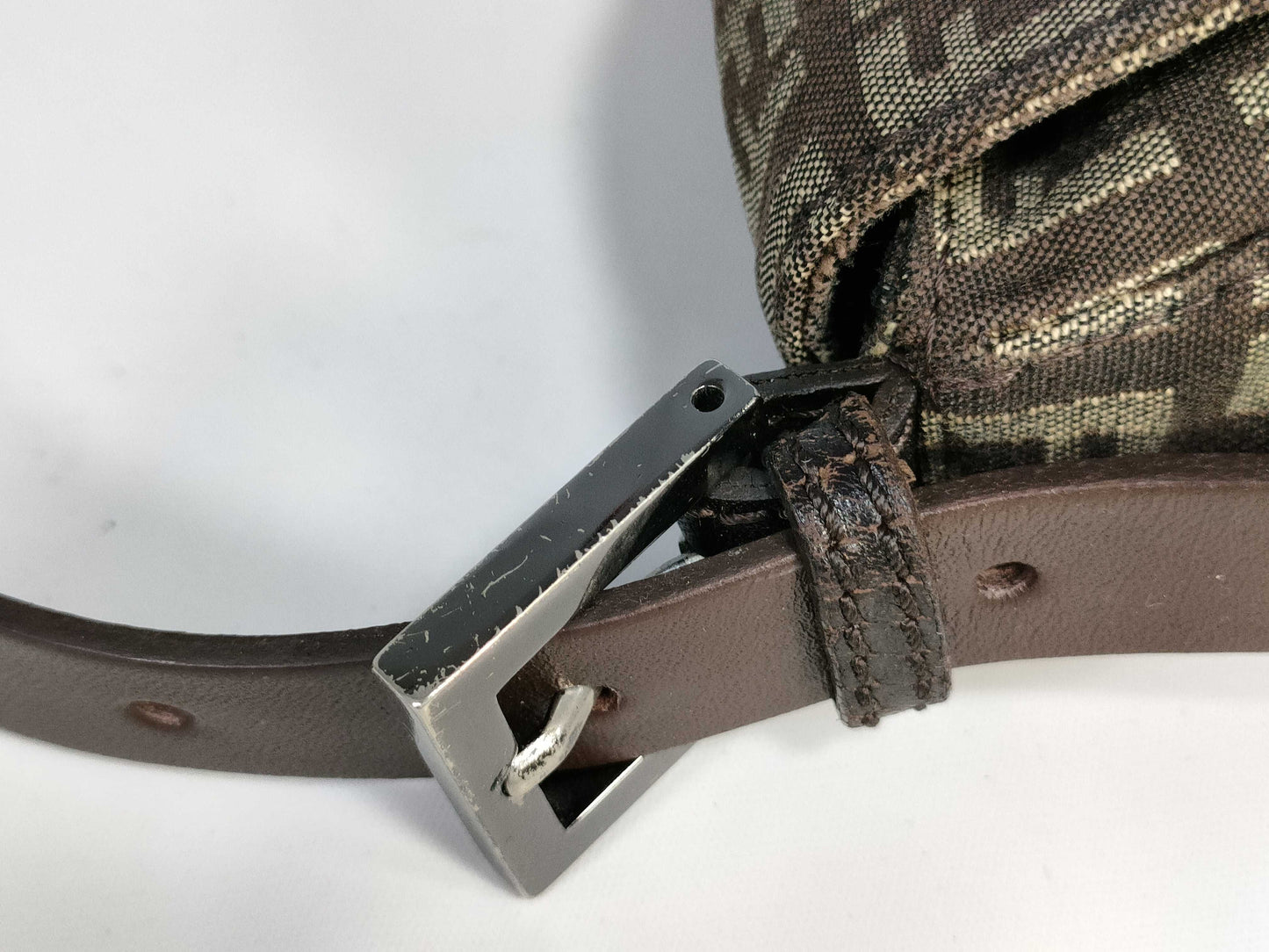 FENDI Mamma Bucket Zucchino Shoulder Bag