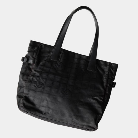 CHANEL New Travel Line GM Black 7-digit No. 6 Tote Bag