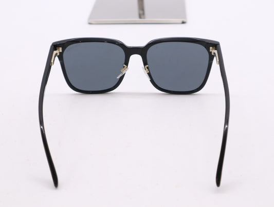 Tom Ford TF891-K Plastic Sunglasses Black Gold Sunglasses