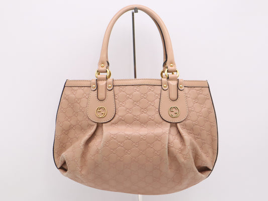 GUCCI 269953 Leather Guccissima Scarlet Handbag