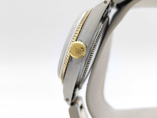 ROLEX 6751 5188366 Champagne Dial Oyster Bracelet Women's Watch