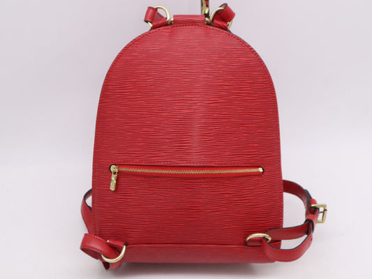 LOUIS VUITTON M52237 Epi Mabillon Castilian Red Backpack