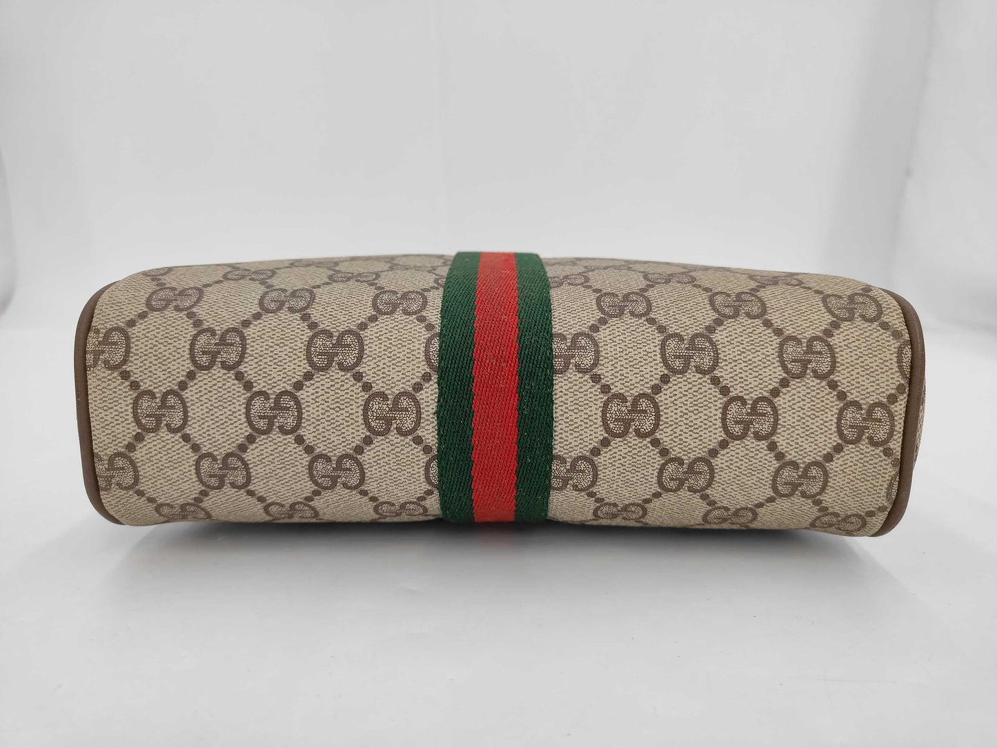 GUCCI 89.01.012 GG Supreme Sherry Line Old Gucci Pouch with Box