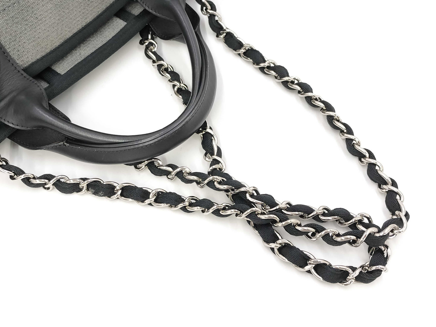 CHANEL Coco Mark Deauville Tote Bag with Seal and Warranty, No. 16 Dust Bag