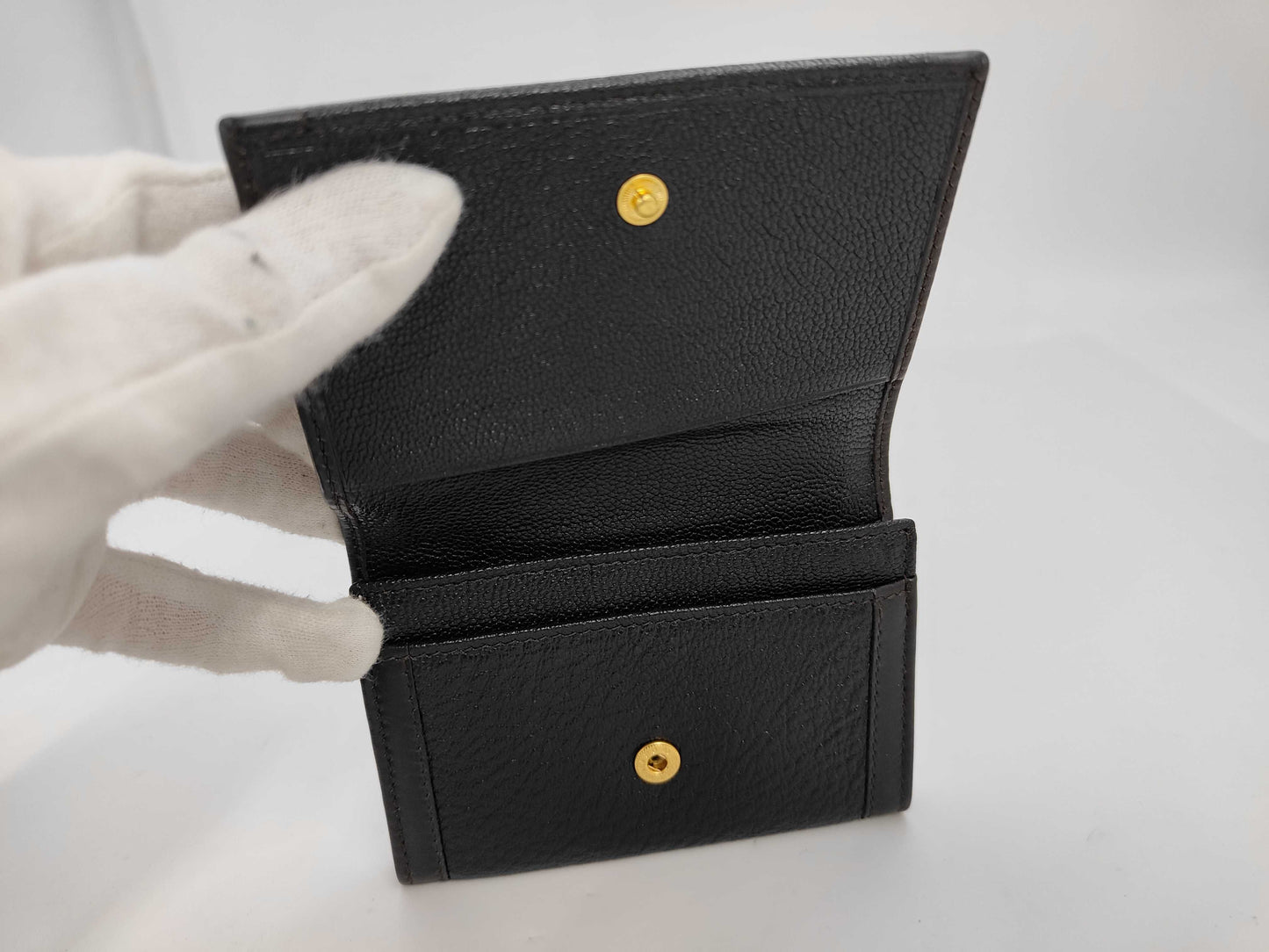 BVLGARI Bulgari Card Case Business Card Circle Card Case/Pass Case/Business Card Holder