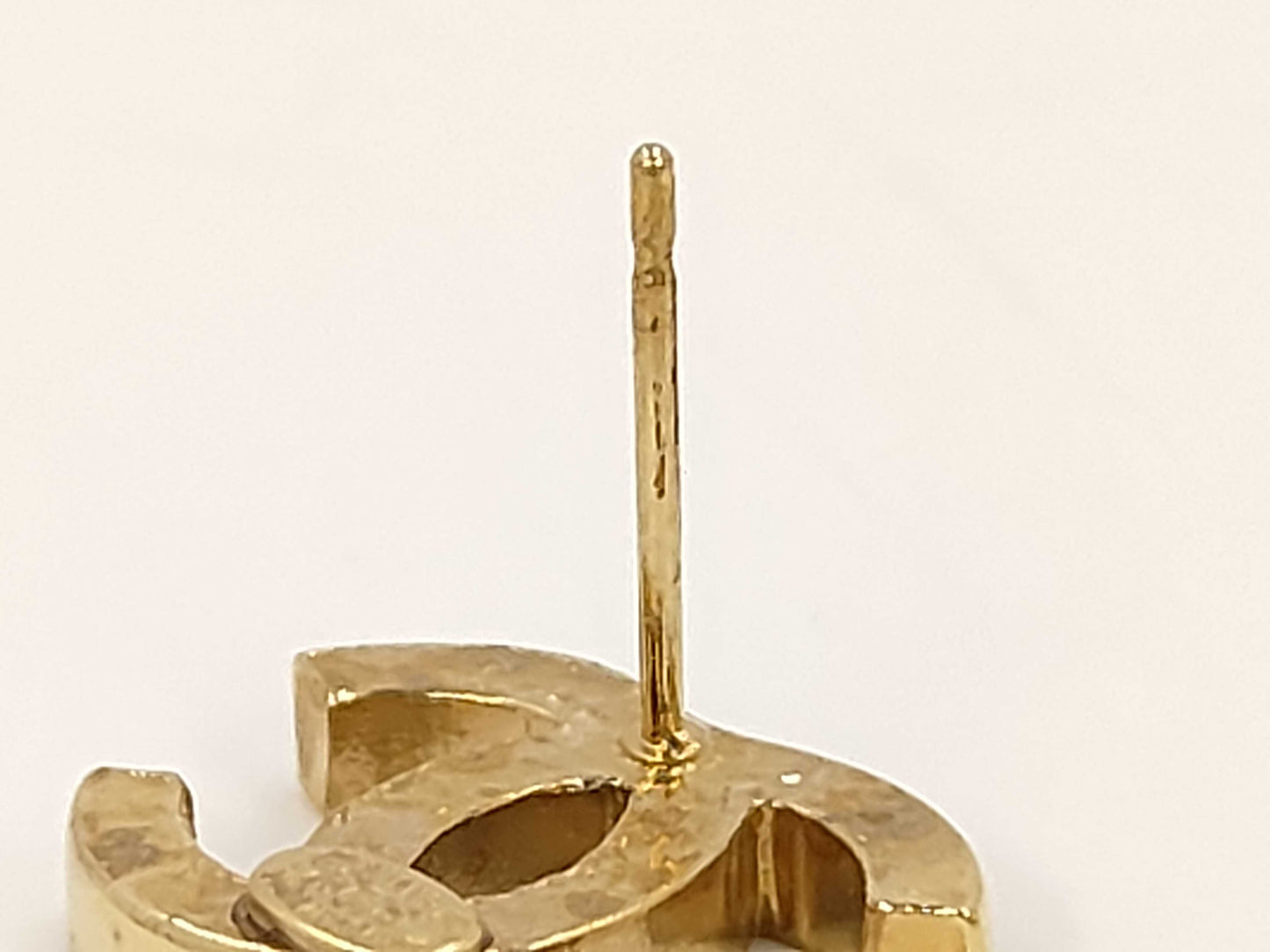 CHANEL Coco Mark Gold Earrings