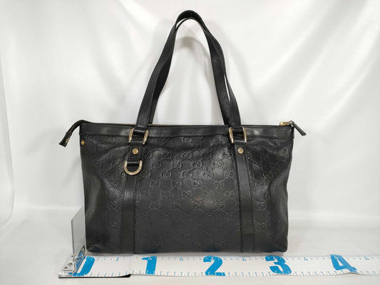GUCCI Guccissima Gucci GG Leather Tote Handbag