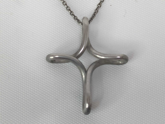 Tiffany & Co. Tiffany 925 Infinity Cross Necklace Necklace