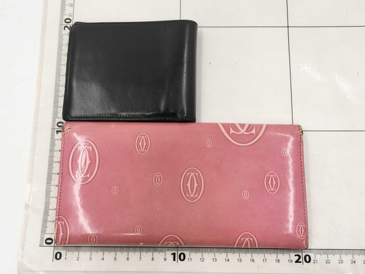 Cartier 2-Piece Wallet Set Happy Birthday Pasha Leather Wallet