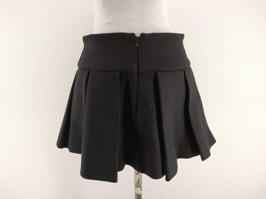 Patou Skirt, Size 36, Wool, Black Skirt