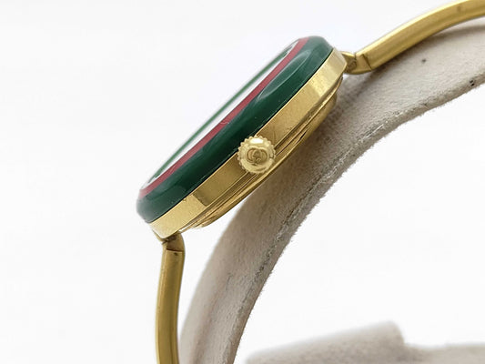 GUCCI Change Bezel 1100-L 0387314 Quartz Unmoving Women's Watch