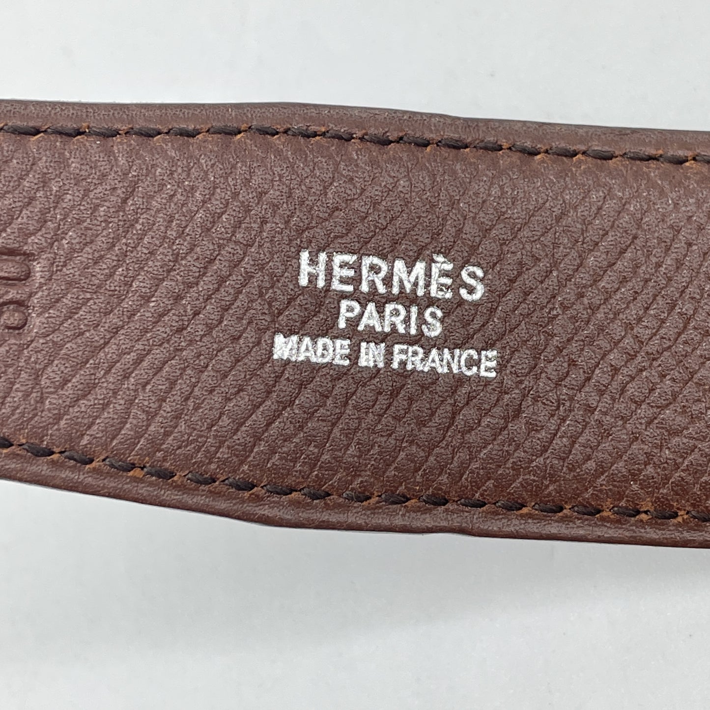HERMES Rectangular Buckle Belt □B/Size 60 Belt