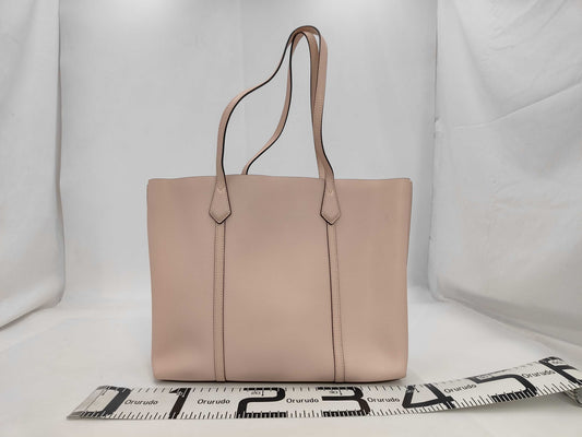 Tory Burch Leather Tote Bag with Perry Charm, Large Size, Excellent Condition