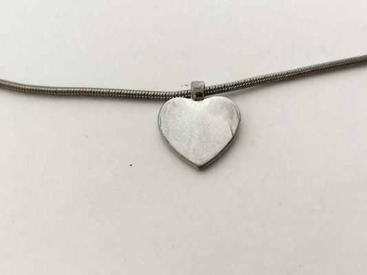 Christian Dior Dior Silver Heart Necklace