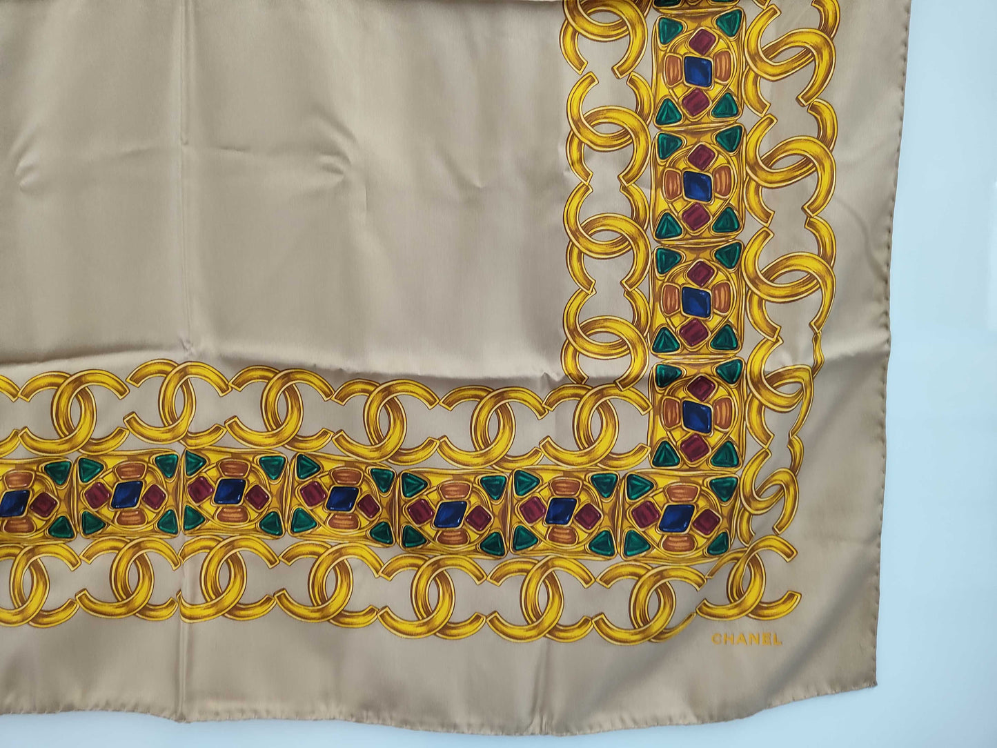 CHANEL Coco Mark Accessory Motif Scarf