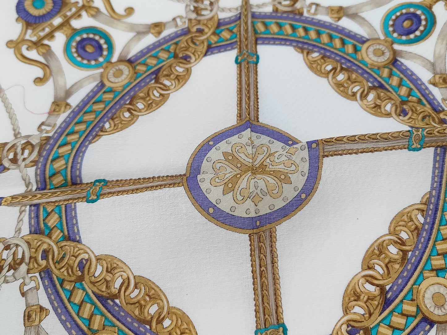 CELINE Logo Tassel Pattern Handkerchief and Other Accessories