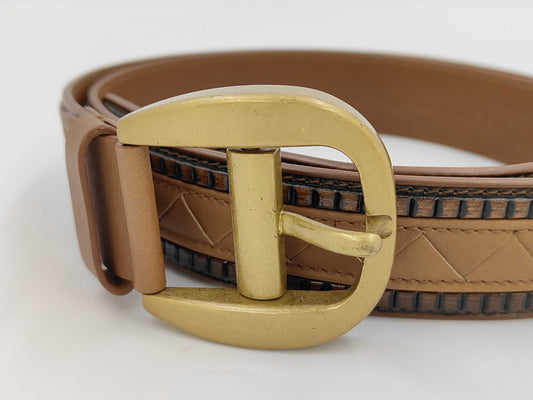 BOTTEGA VENETA Leather Belt 105cm Belt