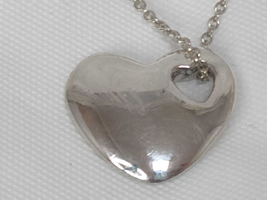 Tiffany & Co. Necklace Two Hearts 925 Silver Necklace