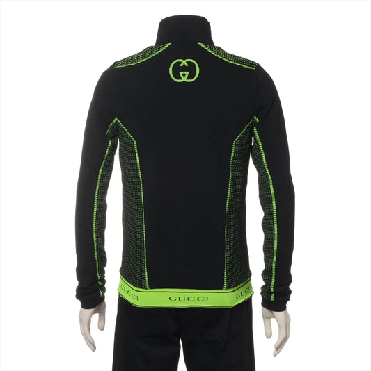 GUCCI Nylon and Polyurethane Knit Jacket, Size M, 698540