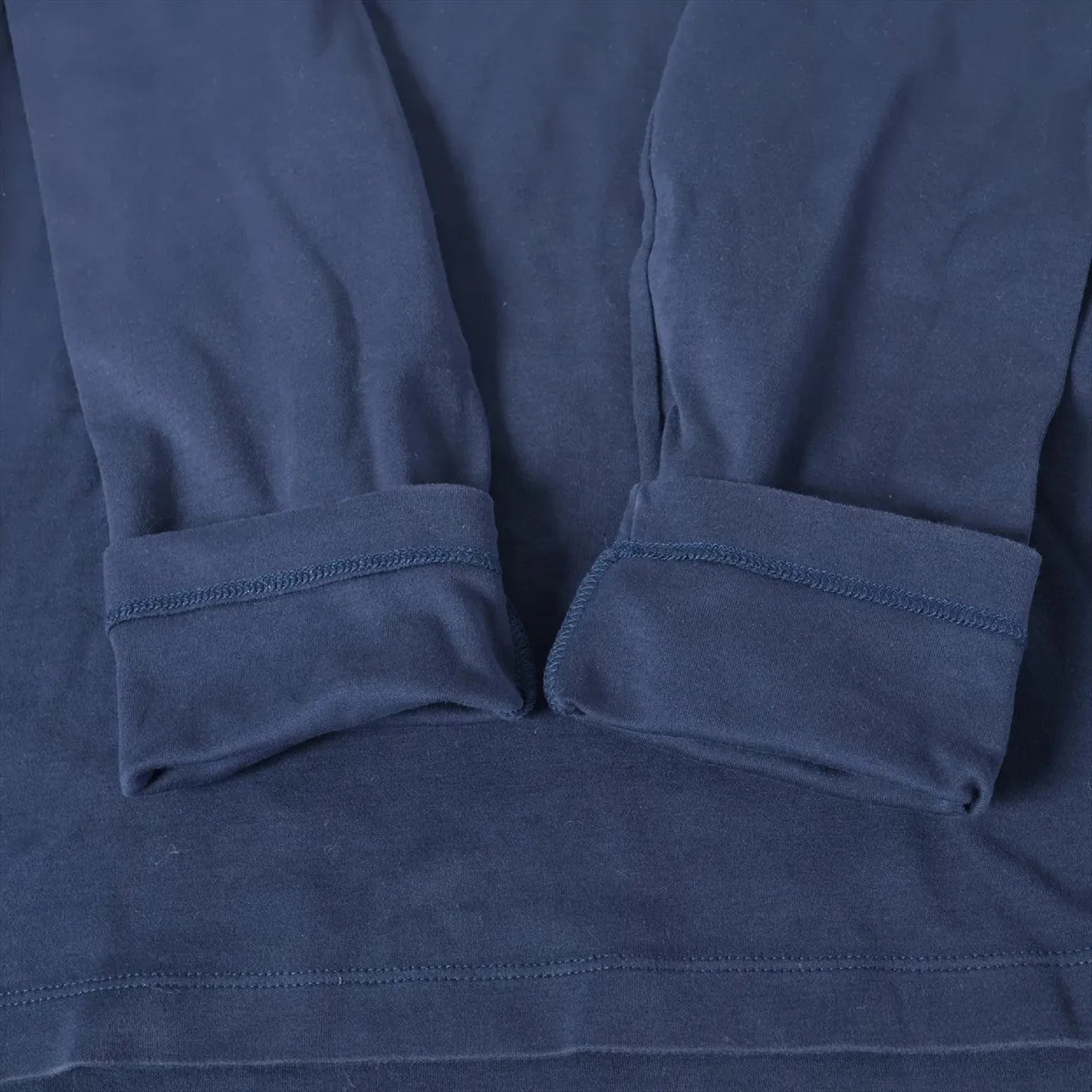 LOUIS VUITTON Large Logo Long T-Shirt, Size S, Navy, RM131M, Tops