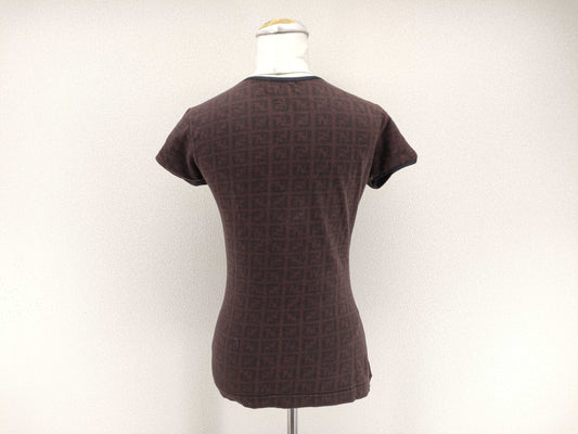 FENDI Zucca T-shirt Brown Tops