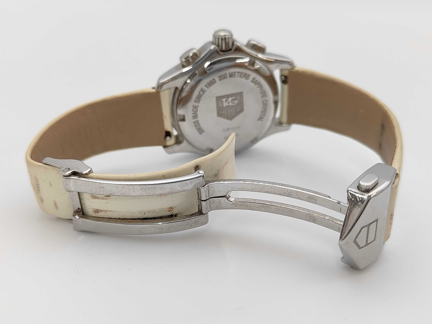 TAG Heuer CJF1310 GJ8977 Shell Dial Quartz Boys' Watch