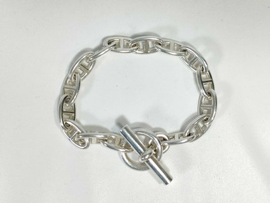 HERMES Chaine d'Ancre GM 15 links 73.1g 21 stamp Ag925 bracelet bracelet bangle