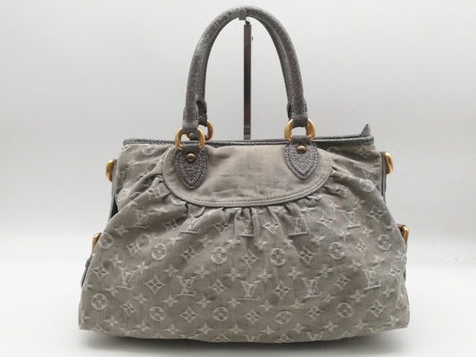 LOUIS VUITTON Monogram Denim Neocavi MM M95837 Shoulder Strap Handbag