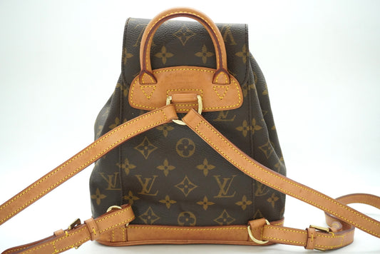 LOUIS VUITTON Monogram Montsouris PM M51137 Backpack