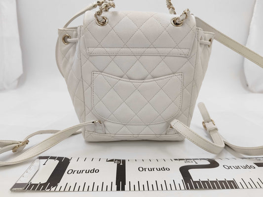 CHANEL Matelasse Caviar Skin Backpack