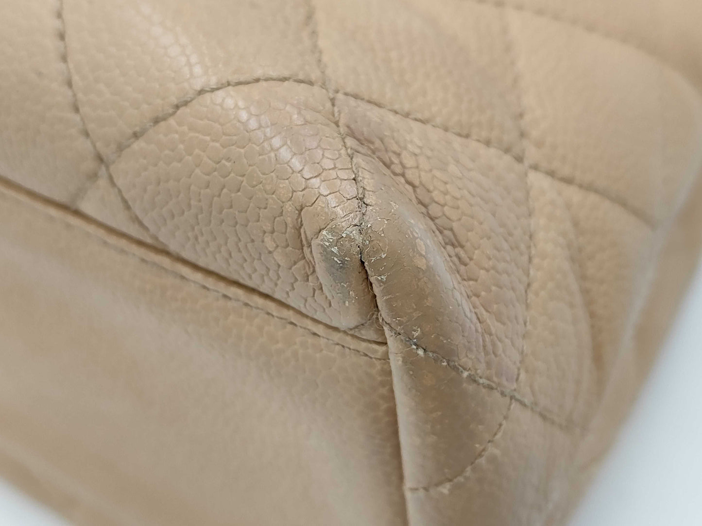 CHANEL Caviar Skin Handbag