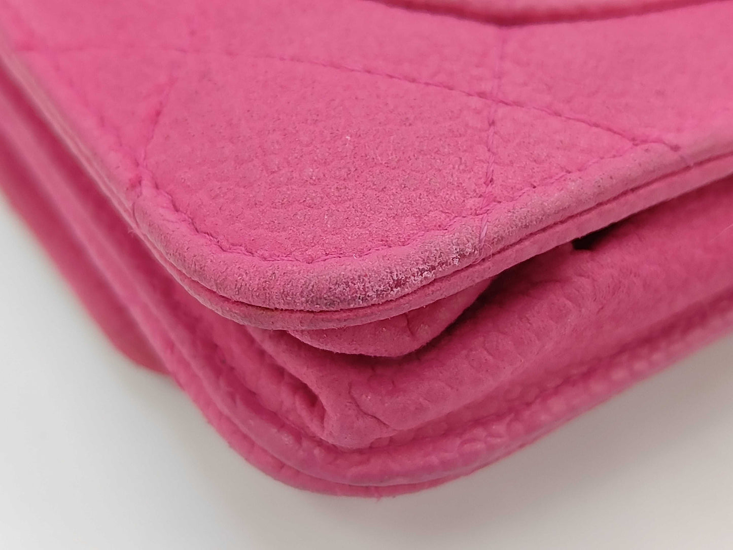 CHANEL Caviar Skin Chain Wallet Shoulder Bag