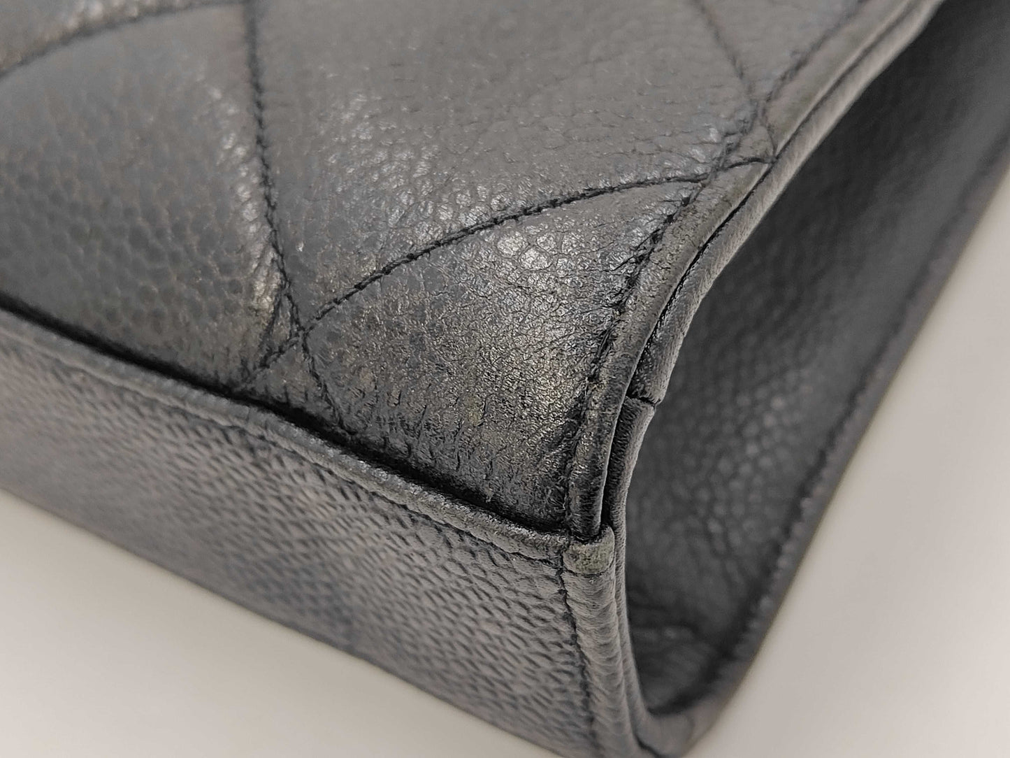 CHANEL Briefcase Caviar Skin Business Bag