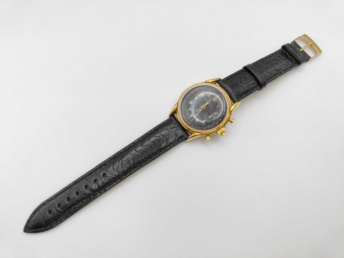 Derby & Chardenbrand Index Mobile Landeron Cal.248 Split Seconds Manual Winding Men's Watch