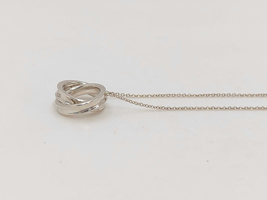 Tiffany & Co. Interlocking Ag925 4.6g Necklace