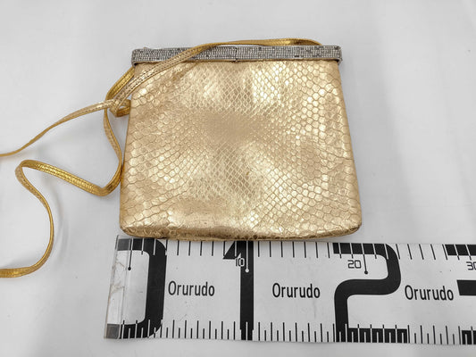 FENDI FNEDI Python Rhinestone Shoulder Bag Bag